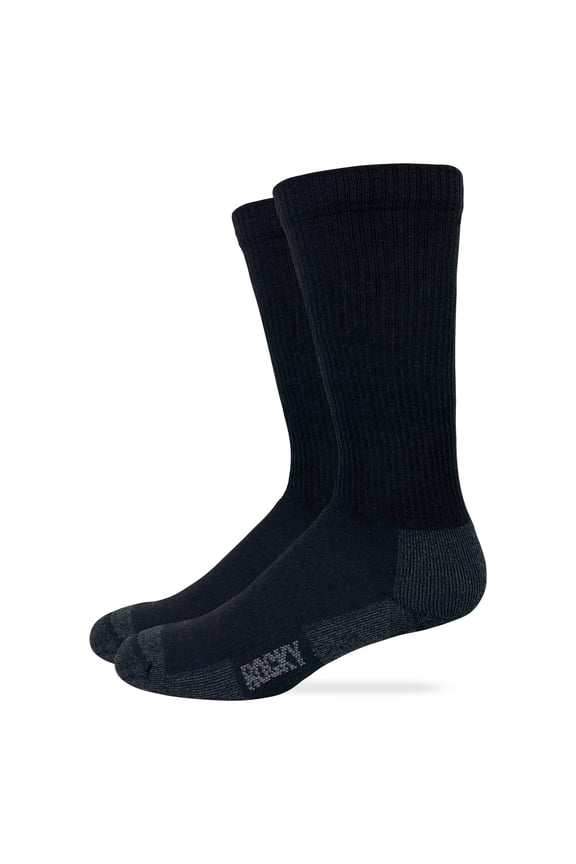Mens Merino Wool Year Round Seamless Toe Military Crew Boot Socks 1 Pair Pack