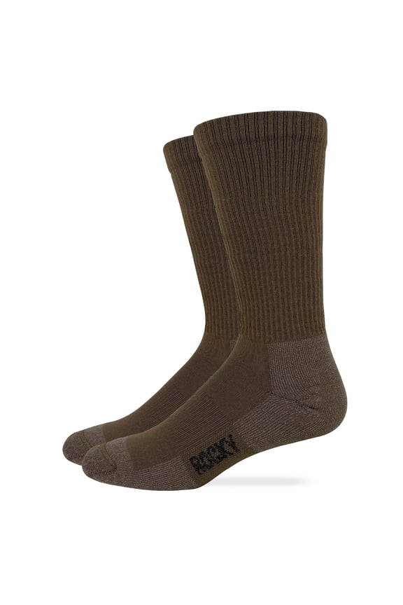 Mens Merino Wool Year Round Seamless Toe Military Crew Boot Socks 1 Pair Pack