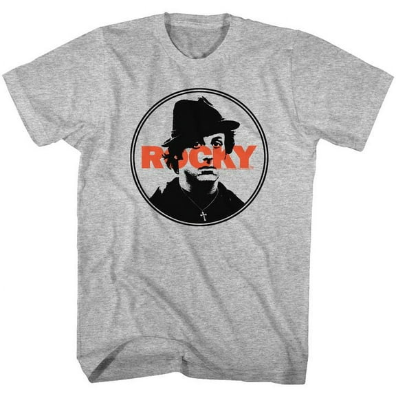 Rocky Stamped Gray Heather Adult T-Shirt