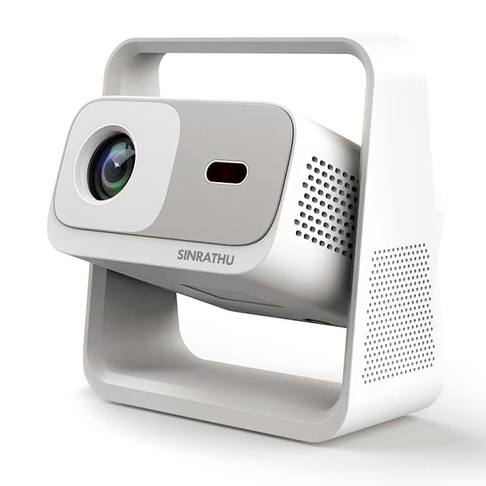 Sinrathu Native 1080P 5G WiFi Bluetooth Projector,12000LM Full HD Movie Projector, LCD technology 300" Display for Outdoor Movies Support 4k Home Theater,Projector with Carrying Bag