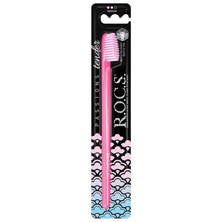 R.O.C.S. Passions toothbrush Tender Pink Step Pink Bristle