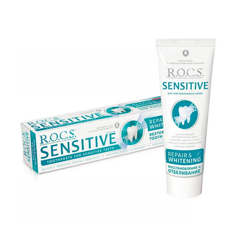 ROCS Sensitive Repair Whitening 75 ml toothpaste