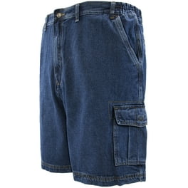 Boulder Creek By Kingsize Men s Big Tall 12 Side Elastic Denim Cargo Shorts Walmart