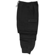 ROCXL Big & Tall Men’s Fleece Cargo Jogger Pants 3XL to 6XL Midweight