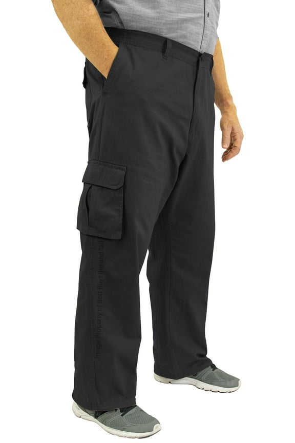 Big & Tall Sizes 42 to 68 Men's Cargo Pants Expandable Waist