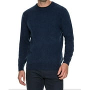 RODD&GUNN Men's Cashmere Merino Wool Knitted Sweater, Blue, Large