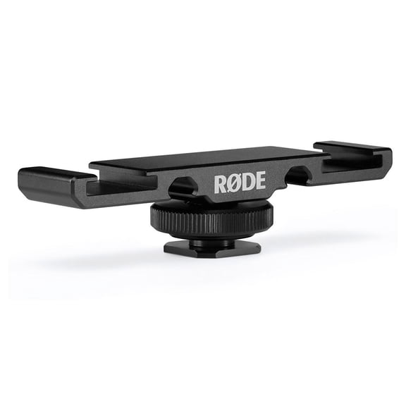 RODE DCS-1 Lightweight Dual Cold Shoe Mount Wireless GO, Black