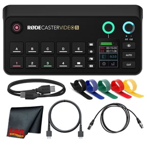 RODE RODE Caster Video S All-in-One Video Production Console (RCV-S) Bundle with HDMI Cable, XLR Cable & Accessories
