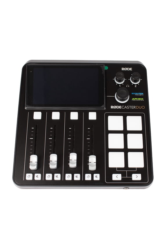 Rode RODECaster Duo Integrated Audio Production Studio, Black