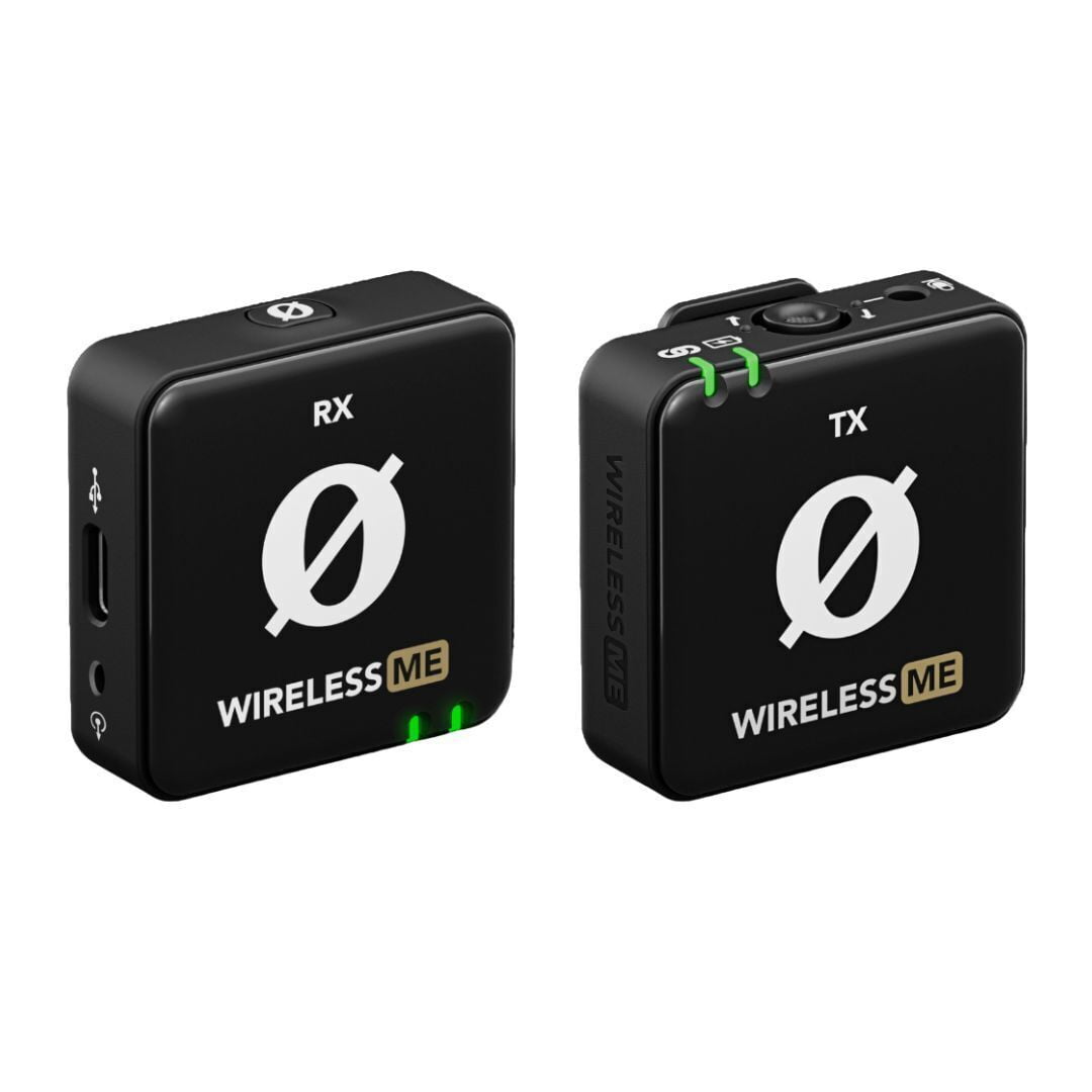 RODE Wireless ME Compact Wireless Microphone System with GainAssist Microphone Technology (Black)