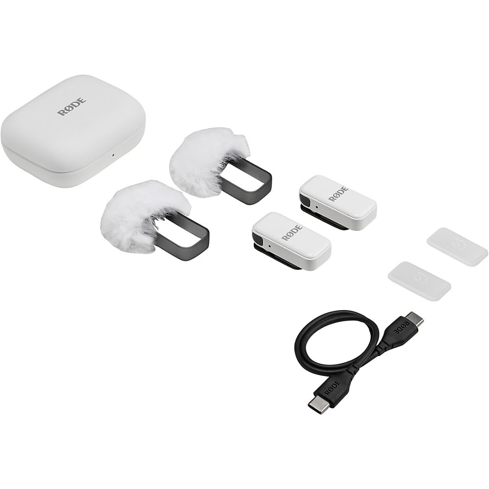 Rode Ultra-Compact Wireless Microphone for Lightning Smartphones, White