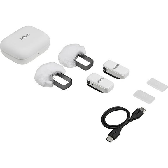 Rode Ultra-Compact Wireless Microphone for Lightning Smartphones, White