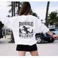 thumbnail image 1 of RODEO WILD WEST HORSE Graphic Unisex Fleece Pullover, 1 of 9