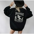 thumbnail image 1 of RODEO WILD WEST HORSE Graphic Unisex Fleece Pullover, 1 of 8