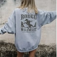 thumbnail image 1 of RODEO WILD WEST HORSE Graphic Unisex Fleece Pullover, 1 of 8