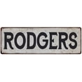 thumbnail image 1 of RODGERS Vintage Look Rustic Chic Metal Sign 6x18 106180036699, 1 of 1