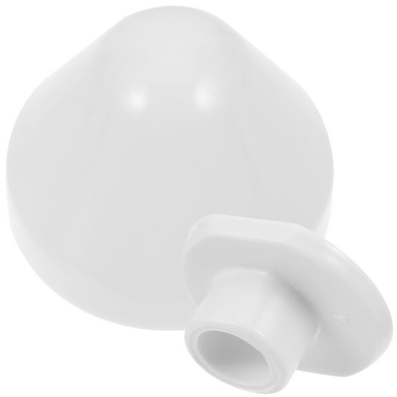 HONMEET  Decorative Toilet Bolt Caps ABS White Simple Design Protective Cover 1 Set 1.7×1.7×1.2in