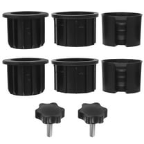 HONMEET Patio Umbrella Replacement Parts Set with Easy Installation, Black Umbrella Pole Stabilizer for Outdoor Use