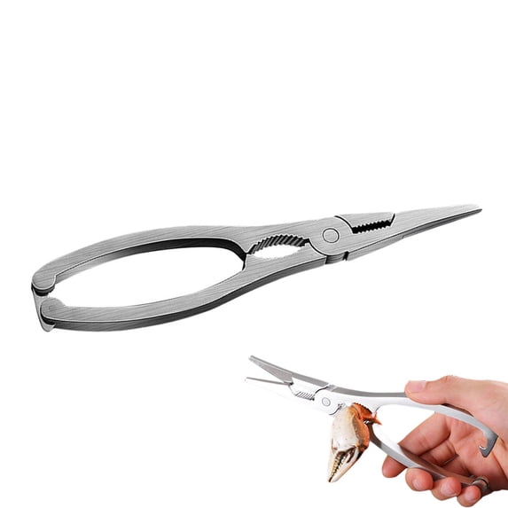 HONMEET Rodashake Stainless Steel Crab Leg Crackers Seafood Shellfish Cracker Tool Kitchen Accessory for Easy Shell Breaking