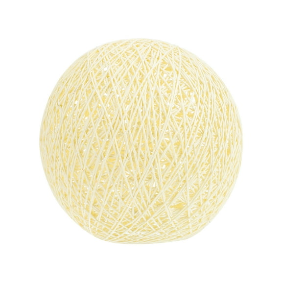 HONMEET Beige Paper Rope Ceiling Lampshade for Soft Ambient Lighting and Decorative Home