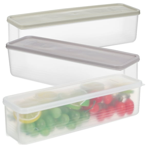 HONMEET Rodshake 3 pcs food container kitchen pantry fridge containers for organizing