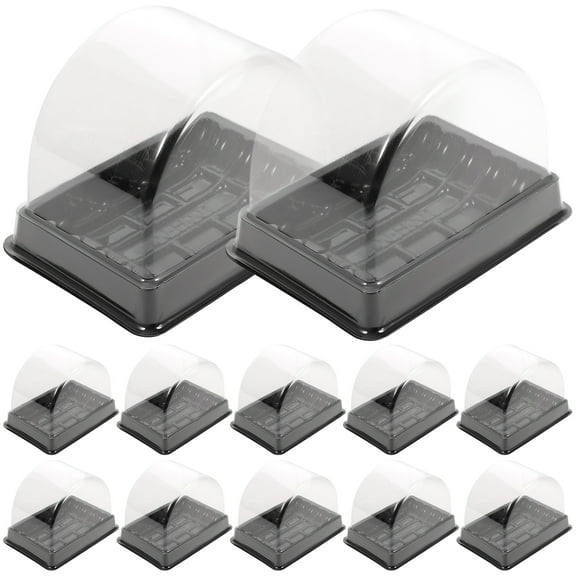 HONMEET Bakery Packaging Boxes Cake Blister Box Transparent Plastic 30 Pcs