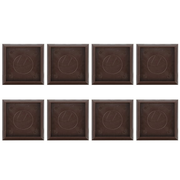 HONMEET Plastic Furniture Caster Mats Non- Coffee Chair Wheel Stoppers Protect Floors for Most Furniture