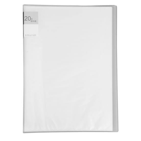 HONMEET White Plastic Document Storage Folder for Office Organization