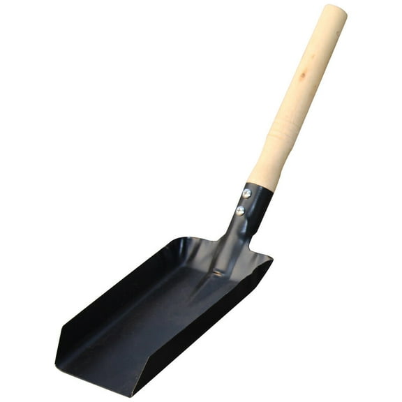 HONMEET Garden Hand Spade Shovel Black Wood Handle Steel Blade Multi-Use Gardening Tool and Lightweight