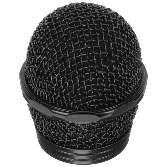HONMEET Black Metal Grill for Microphone Stand Practical Replacement Accessory