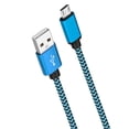 thumbnail image 1 of ROFAY 15' Micro USB to Micro USB Cable, Blue, Single Piece, 1 of 6