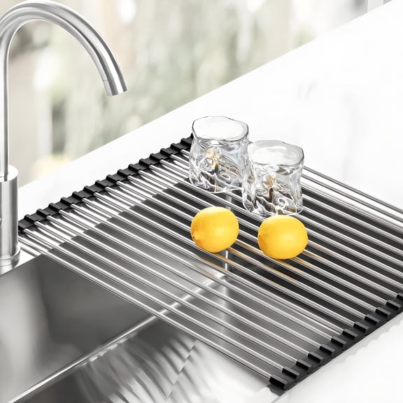 ROFAY Stainless Steel Non-Slip 18.5" x 14" Counter & Drying Mat