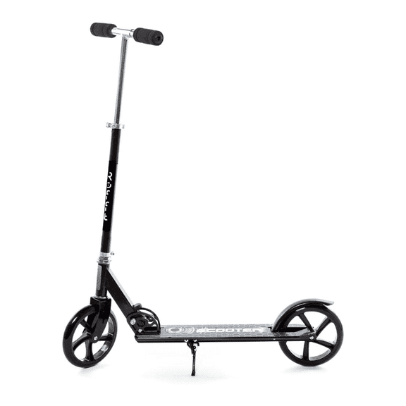 ROFFT Youth/Adult Kick Scooter – Foldable, 2-Wheeled, Adjustable Height, Black