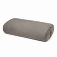 thumbnail image 1 of ROFIEJOX Rectangular Yoga Bolster Pillow, 25" x 12" x 5" Restorative Yoga Cushion with Removable Machine-Washable Velvet Cover and Carry Handle, Gray, 1 of 7