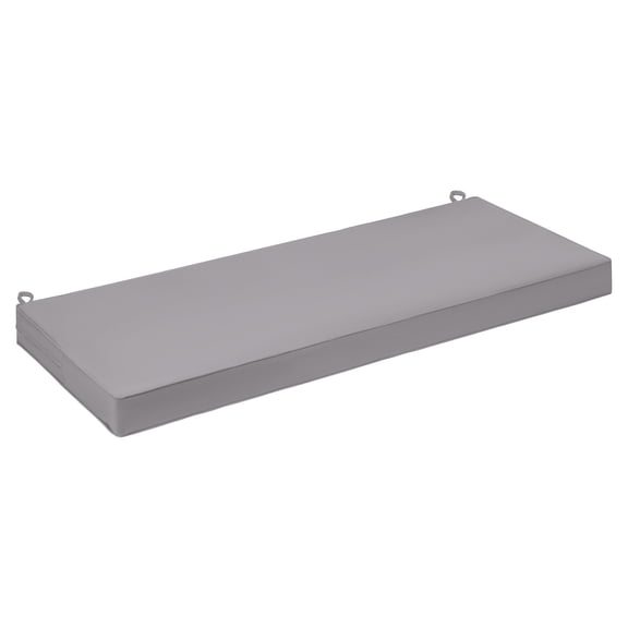 ROFIELTY Outdoor Bench Seat Cushion 42x18x3", Thick Waterproof Foam,Grayish Brown