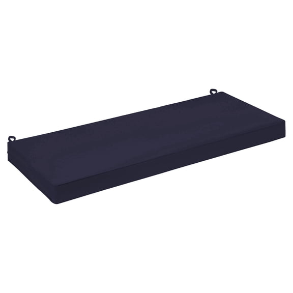ROFIELTY Outdoor Bench Seat Cushion 45x18x3", Thick Waterproof Foam,Navy Blue
