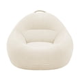 thumbnail image 1 of ROFIELTY Bean Bag Chair 3FT Foam Filled for Kids/Teens Washable Non-Slip Cream, 1 of 10