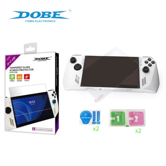 ROG Ally X/ROG Ally Tempered Glass Screen Protector - Anti-Scratch HD Clear Bubble-Free Protective Film for Handheld Gaming Console, 9H Hardness