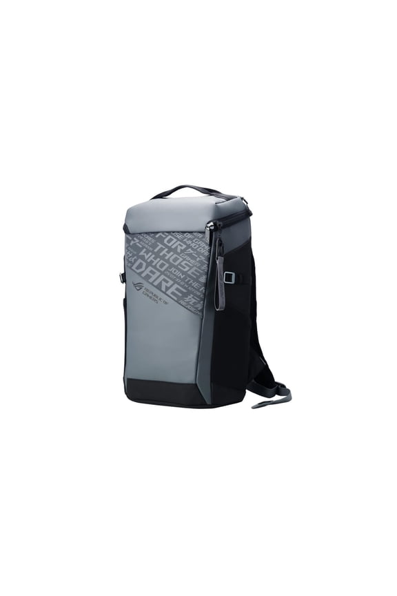 ROG Ranger BP2701 Cybertext Edition (2025) Gaming Backpack, Spacious Storage Upto 22L, Ergonomic Design, Built-in Luggage Strap, Adjustable Chest Strap, fits up to a 17-inch Laptop, Grey, 0.93 kg