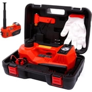ROGTZ 5 Ton Electric Hydraulic Car Jack with Built-in Tire Inflator, 12V Portable Lift for SUV and Truck Jack Only