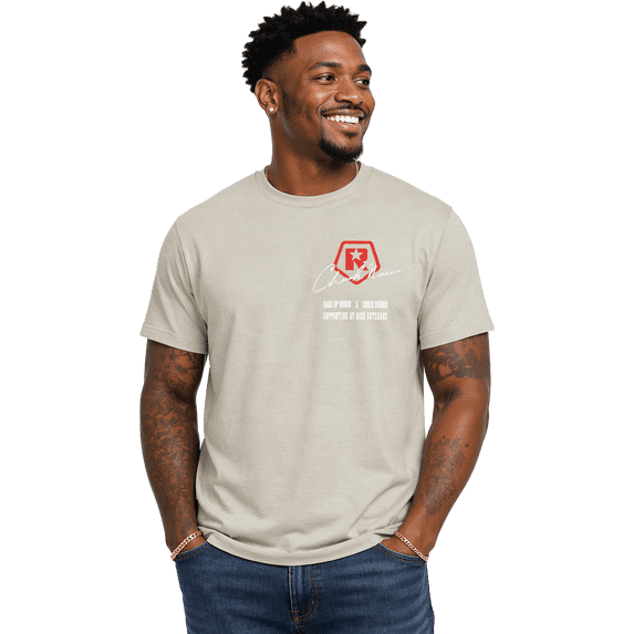 Rags of Honor x Chuck Norris Quotation Flag Graphic Tee Shirt, Men's Sizes S-2XL