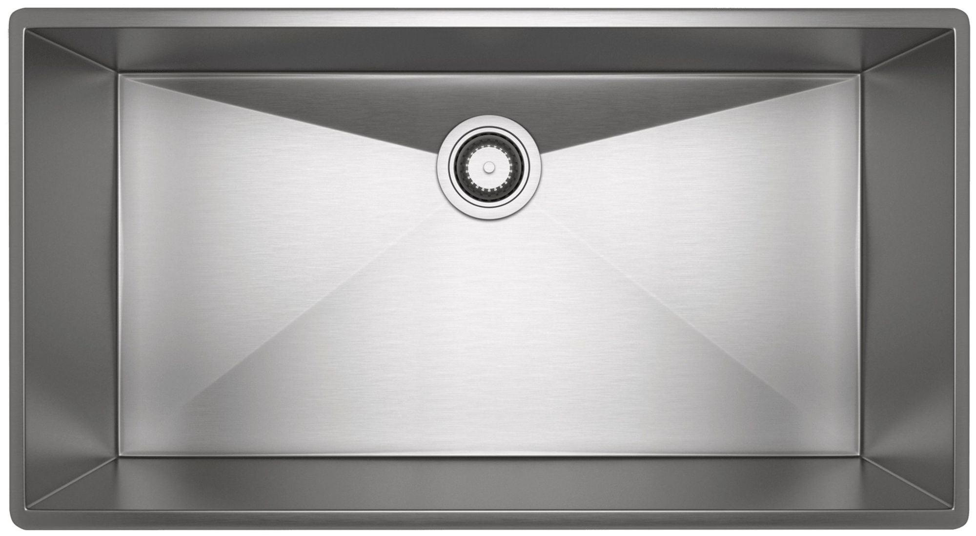 34.5" Stainless Steel Drop-In Single Bowl Sink with Drainboard