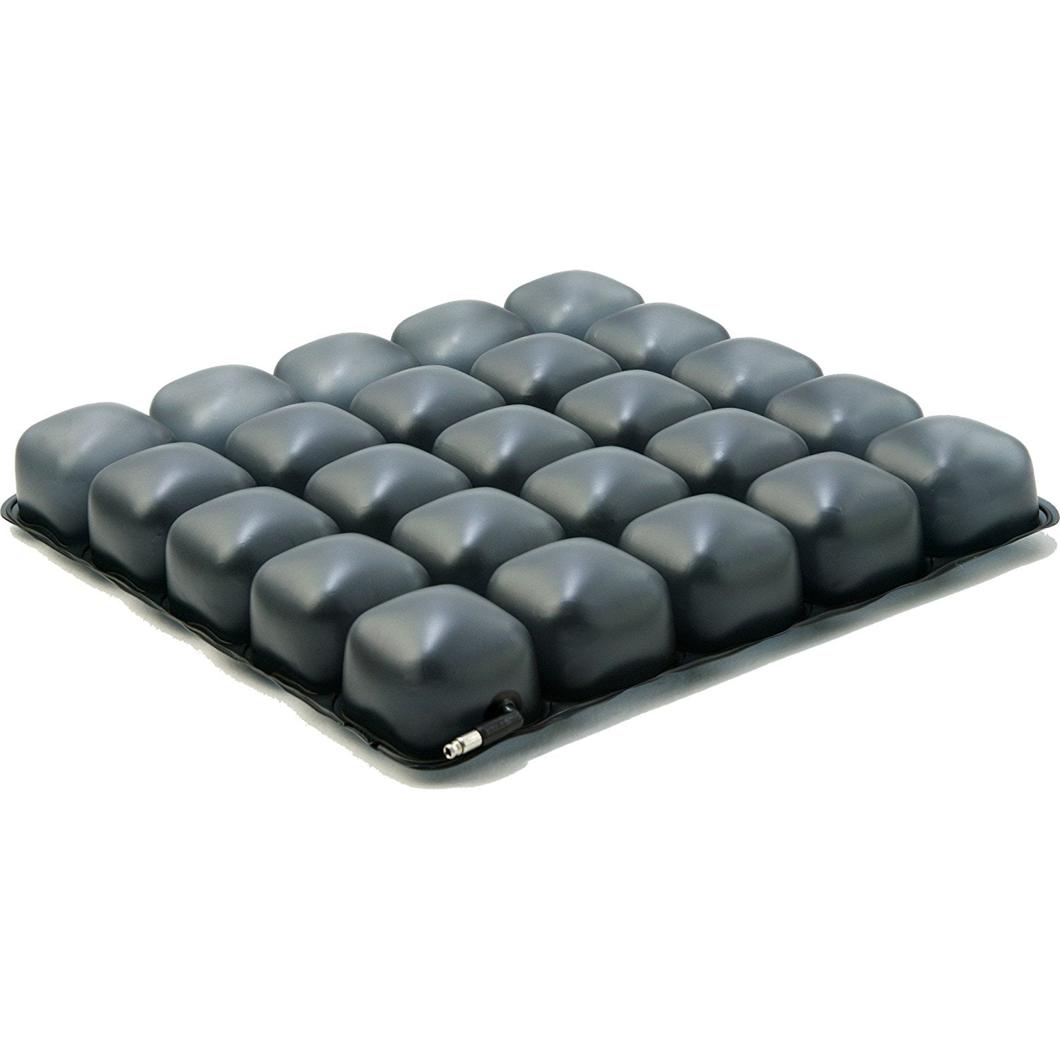 Black PVC Air Cells Wheelchair Seat Cushion 16” x 16”