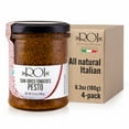 thumbnail image 1 of ROI Red Pesto - Sundried Tomato Pesto Sauce Made With Sundried Tomatoes, Genovese DOP Basil, and EVOO, Gluten-Free, Keto-Friendly Fresh Ligurian Sauce, Non-GMO, Made In Italy 6.3 oz (180 g) - Pack 4, 1 of 8