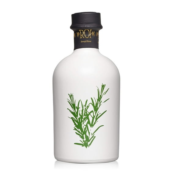 ROI Rosemary Infused Olive Oil - 100% Natural, Italian Gourmet Extra Virgin Olive Oil - Cold Pressed with Real Rosemary, 8.45 fl oz / 250 ml
