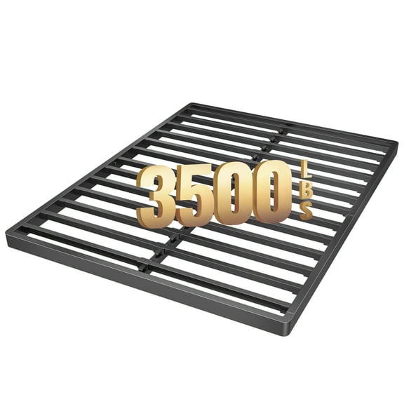 ROIL 2 Inch King Box Spring, Heavy Duty Metal King Size Box Springs with Cover, 3500 LBS Capacity, Easy Assembly and Noise Free
