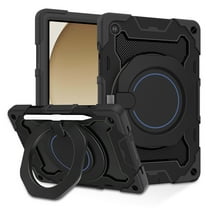 ROISKIN Case for Galaxy Tab A9 Plus 5G/ A9  11 Inch with HD Screen Protector & Shoulder Strap,Heavy Duty Military Case for Samsung Galaxy A9 Plus SM-X210/X216/X218 - Rotating Stand for Kids
