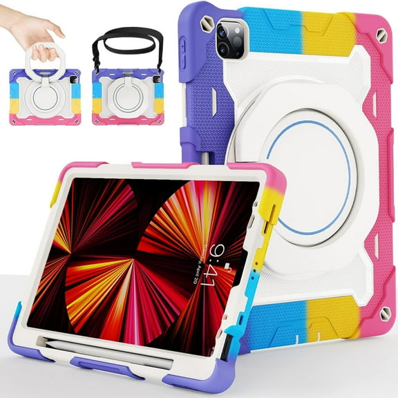 ROISKIN for iPad Pro 11 Case 4th 3rd 2nd 1st Generation (2022 2021 2020 2018) with Screen Protector for Boys[15ft Drop Protection] iPad Air Case 5th 4th Gen (2022 2020) 10.9 inch with 360 Stand