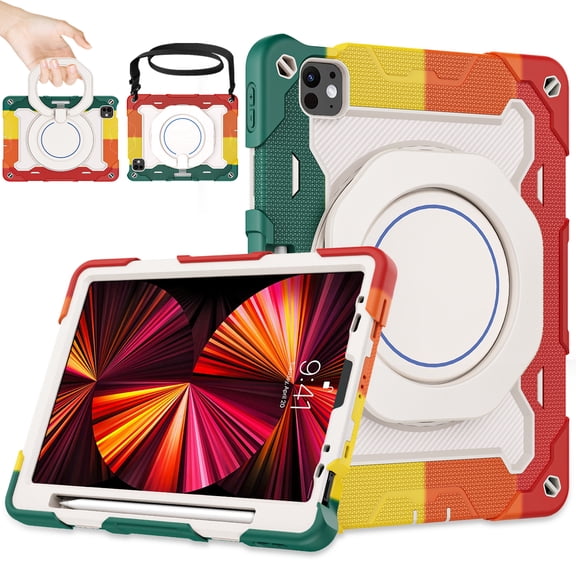 ROISKIN for iPad Pro 11 Case 4th 3rd 2nd 1st Generation (2022 2021 2020 2018) with Screen Protector for Boys[15ft Drop Protection] iPad Air Case 5th 4th Gen (2022 2020) 10.9 inch with 360 Stand