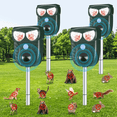 thumbnail image 1 of AMIAEDU Solar-Powered Animal Repeller, Outdoor Ultrasonic/LED Deer Repellent Device with Motion Detection for Lawns & Gardens, 33 ft Range, 1 of 7